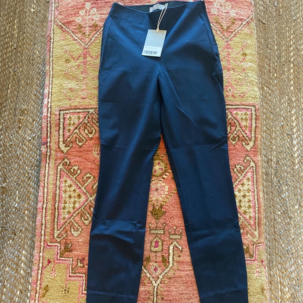 Everlane Curvy Work Pant, Size 0, Navy
